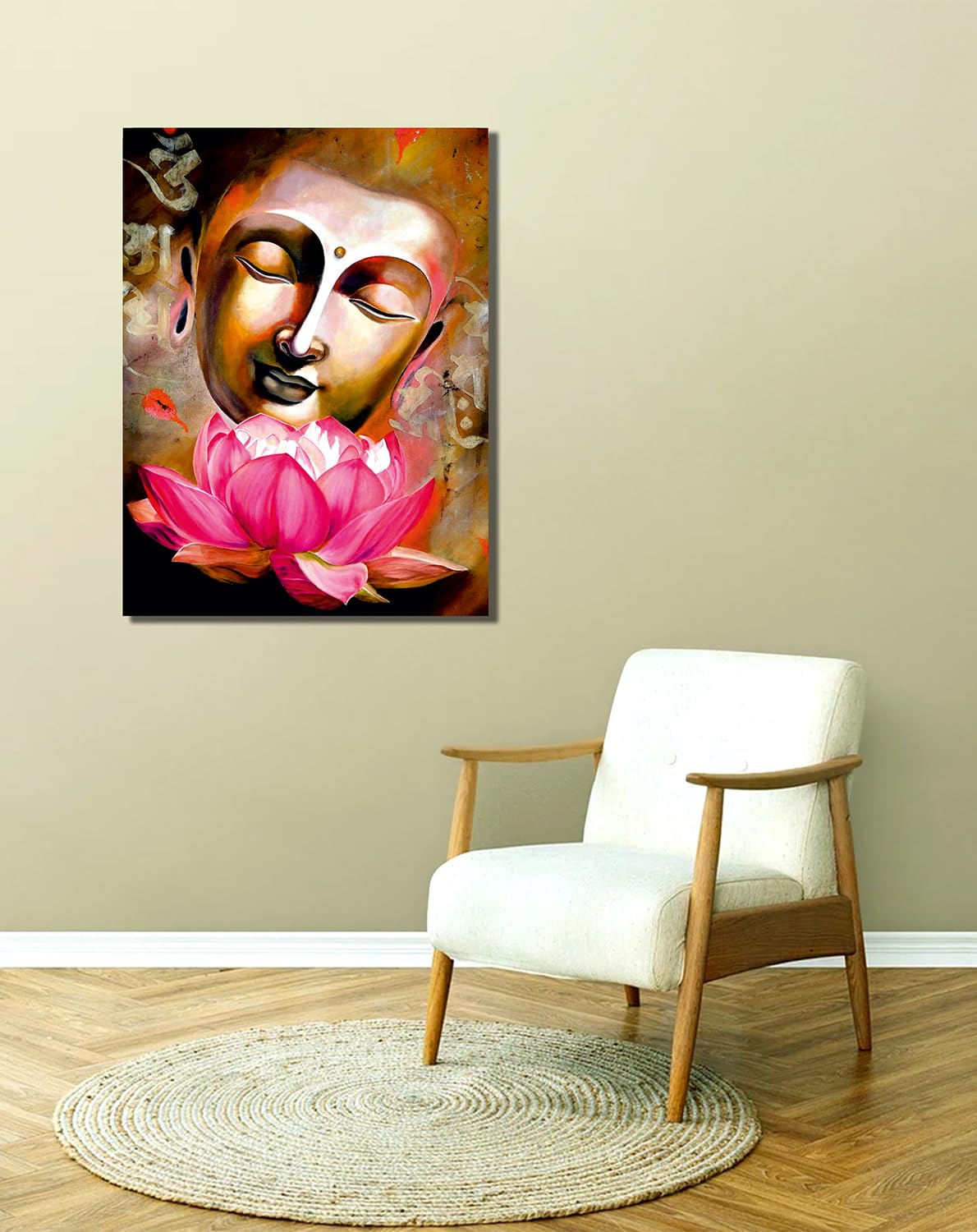 Tamatina Framed Canvas Gallery Wrap Painting for Home, Living Room