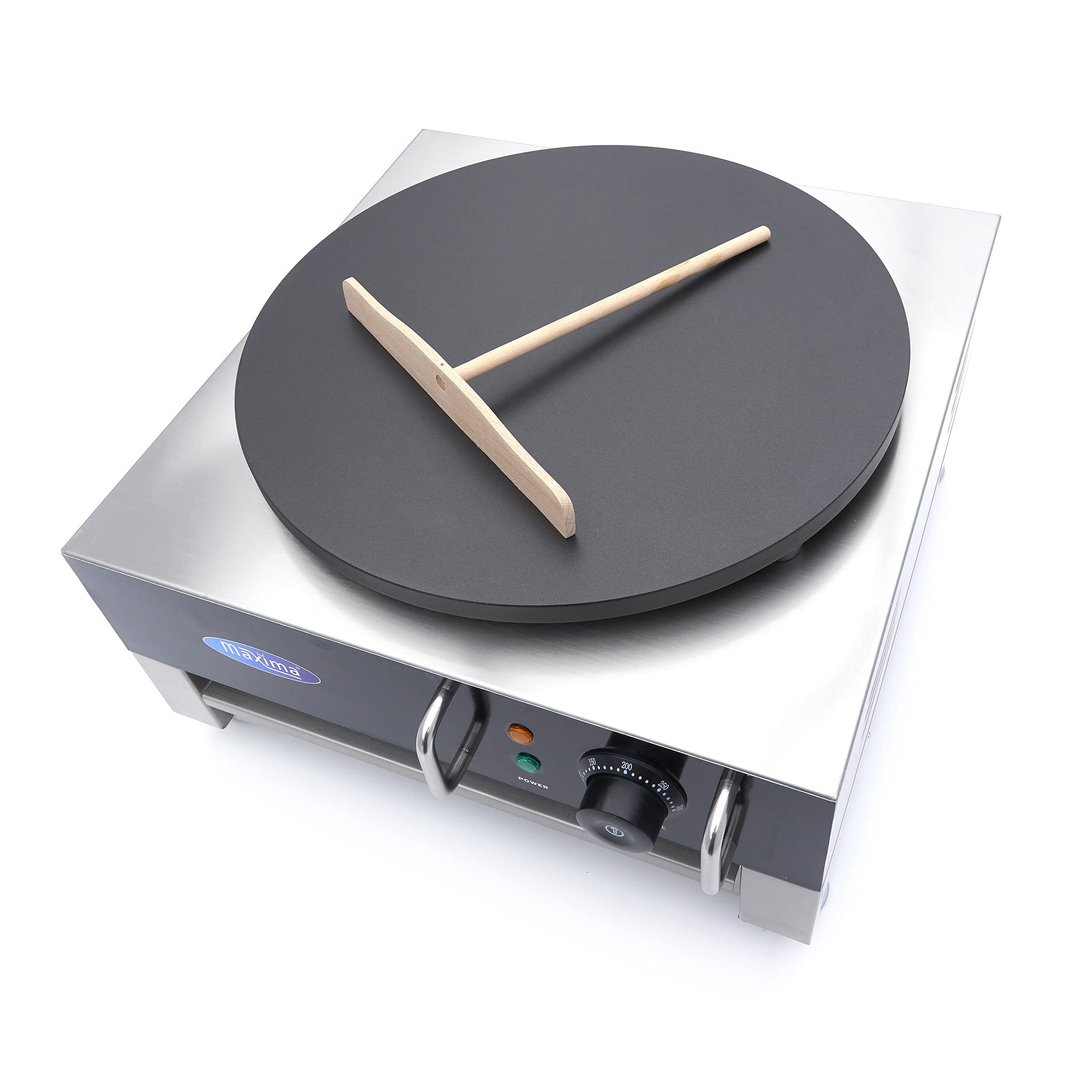 Maxima Gastro Crepes Maker - Single Crepe - 40 cm - inkl. Teigverteiler