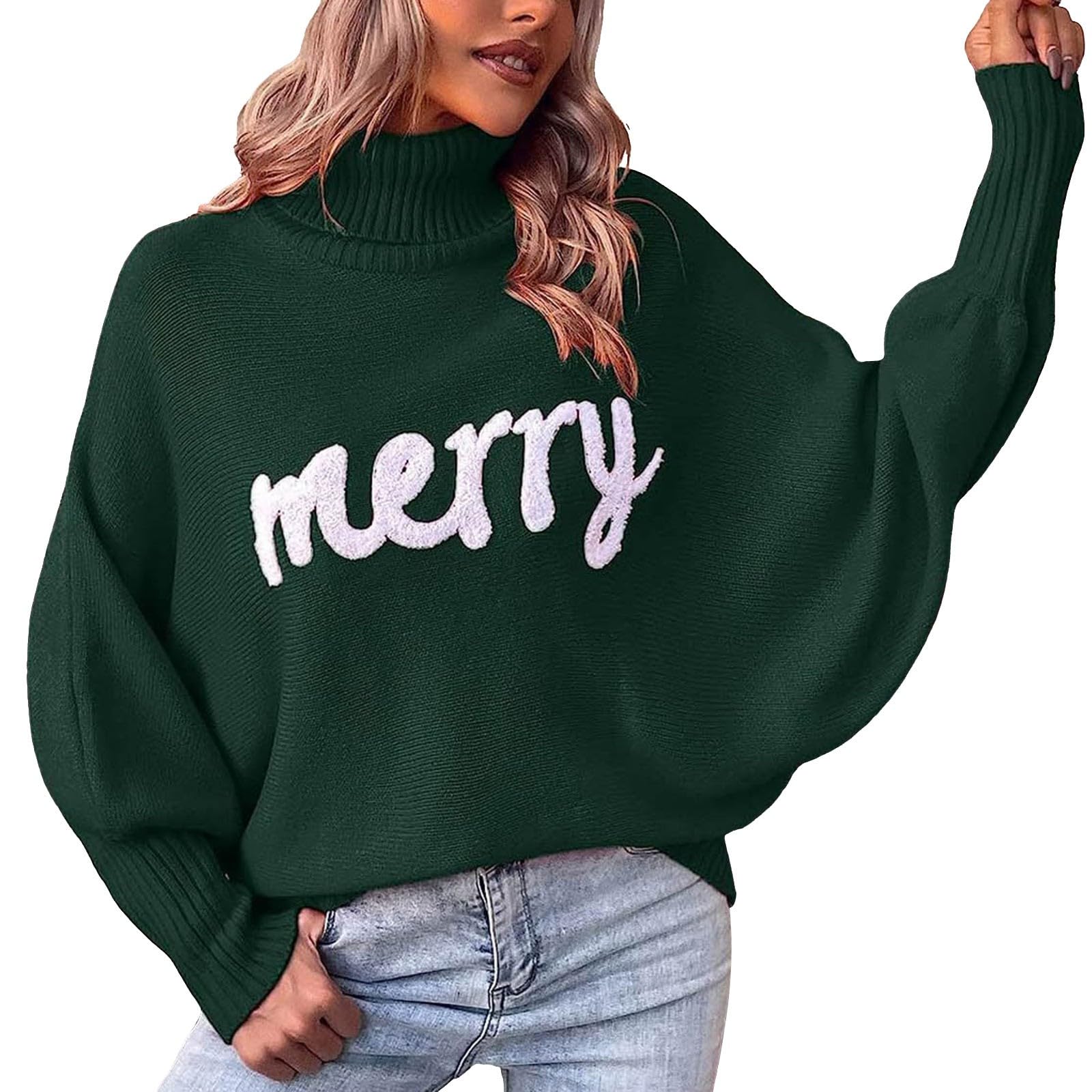Maglie Natalizie Donna, Maglioni Natalizi Divertenti Maglione Natalizio Da Donna Con Stampa Divertente Felpe In Cotone Babbo Natale Elegante Moda Maglione Natale Donna Renna Regalo Di Natale Per Donna