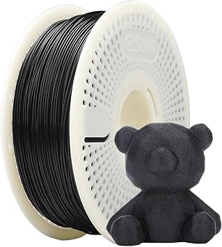 eSUN PLA+ Refilament 1.75mm,Upgarded eSpool+ Set,Black