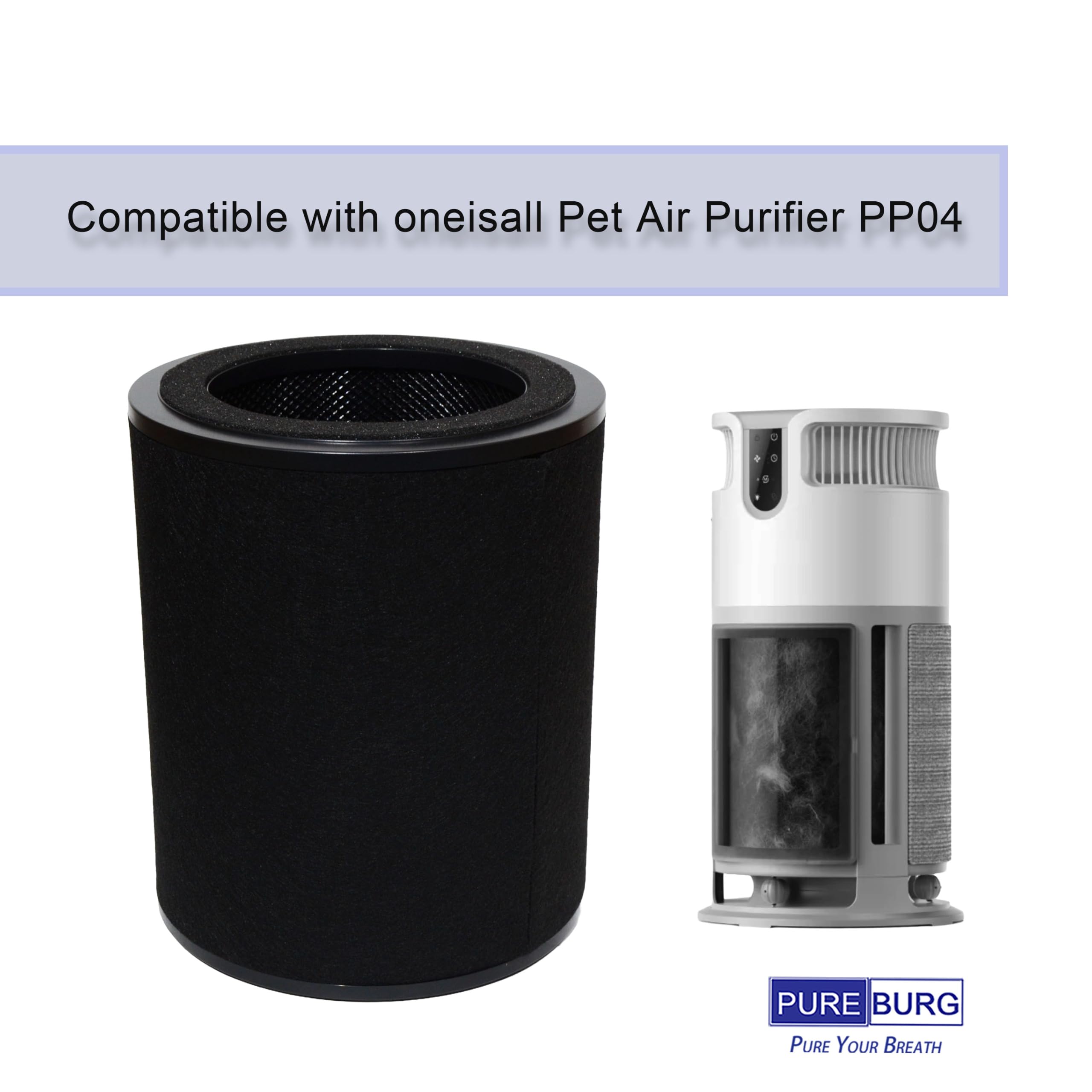 PUREBURG Filtre de rechange compatible avec le purificateur d'air Oneisall