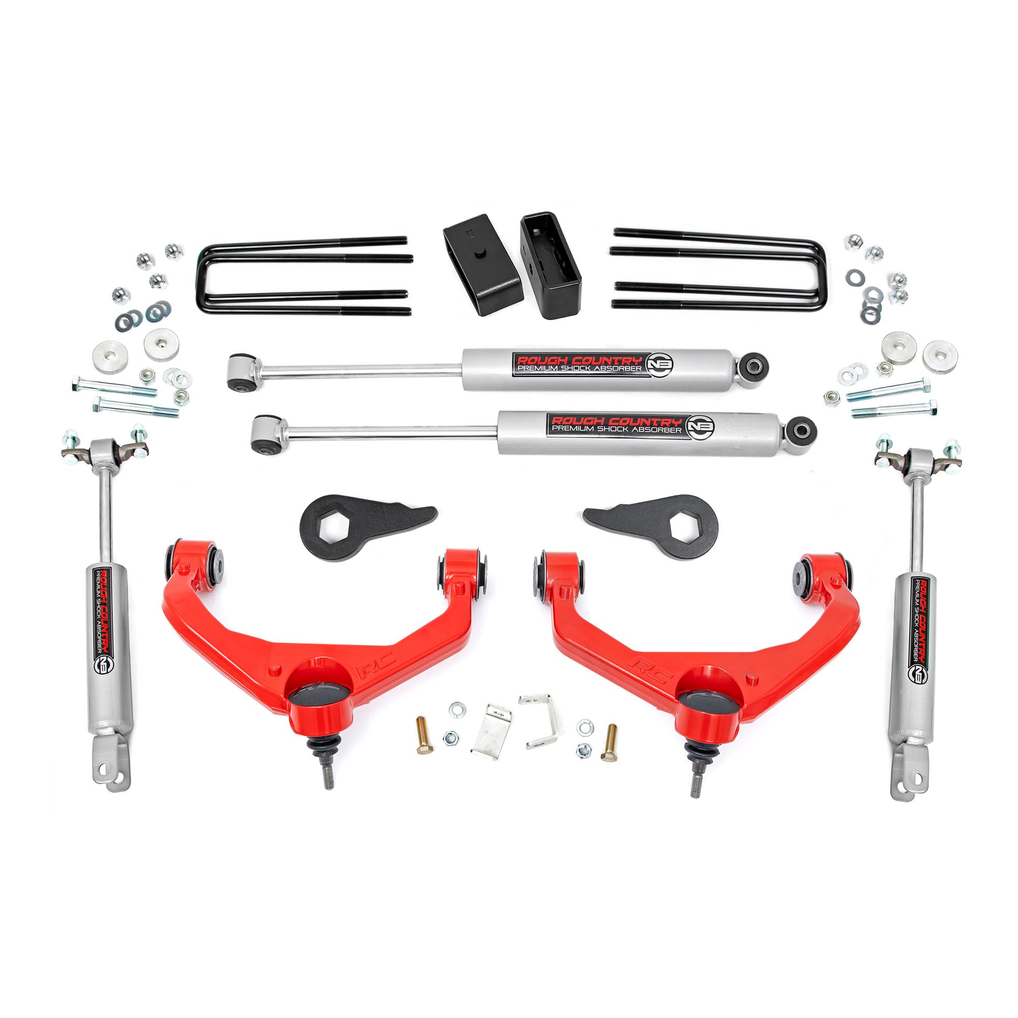 Photo 1 of Rough Country 3.5" Suspension Lift Kit (Red Control Arms)