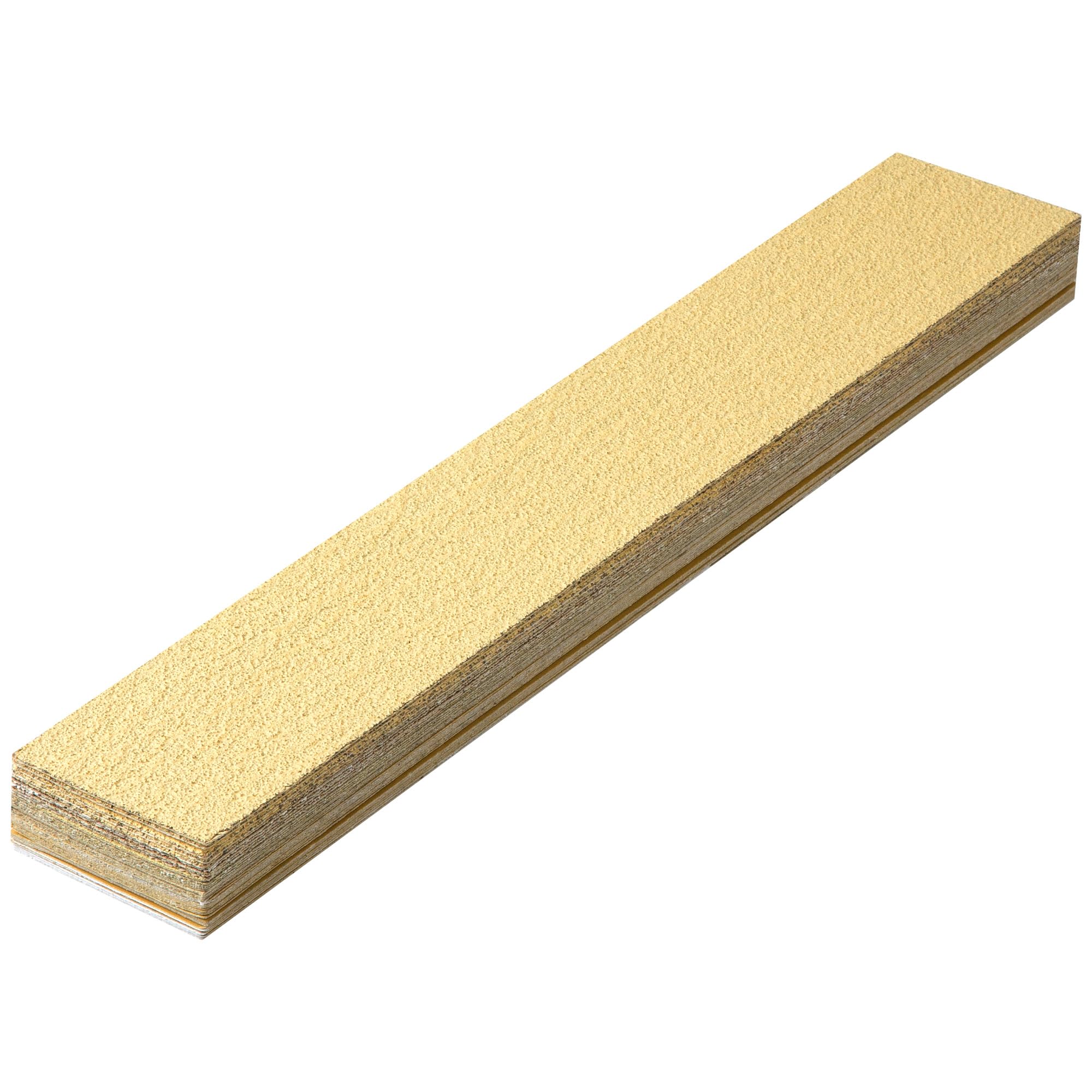 CowboyBOB 40 hojas de papel de lija de grano surtido dorado PSA Longboard de 2-3/4 x 16-1/2 pulgadas, papel de lija autoadhesivo para carpintería automotriz, bloque de lijado a mano