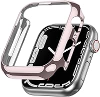 Vista 11 de Miimall Compatible con Apple Watch de 1.614 pulgadas, marco duro de policarbonato, ultrafina, ligera, para mujer y hombre, carcasa protectora