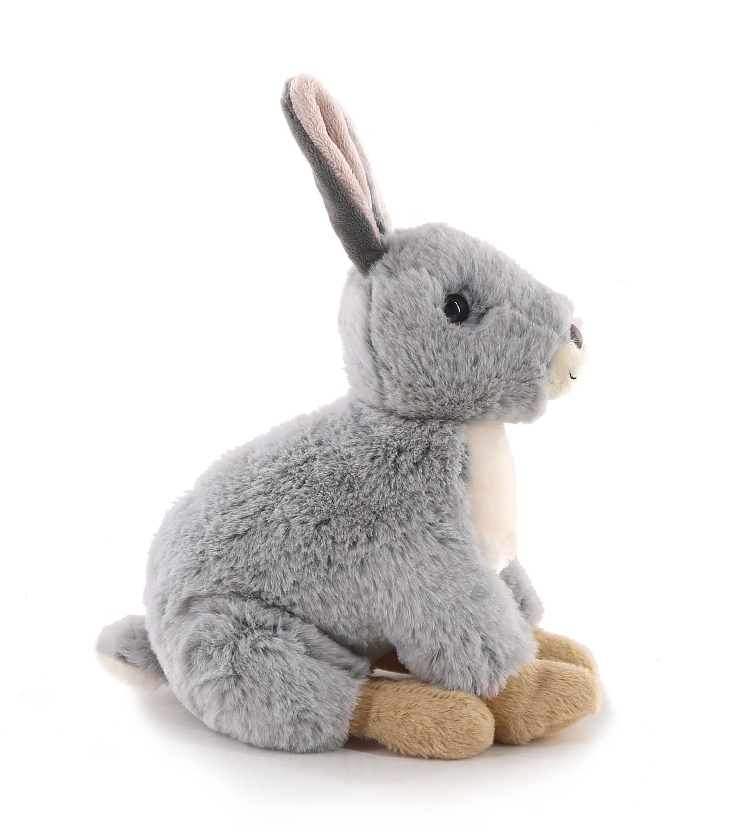 Amazon.co.jp: お庭と牧場の動物シリーズ うさぎグレー ぬいぐるみ