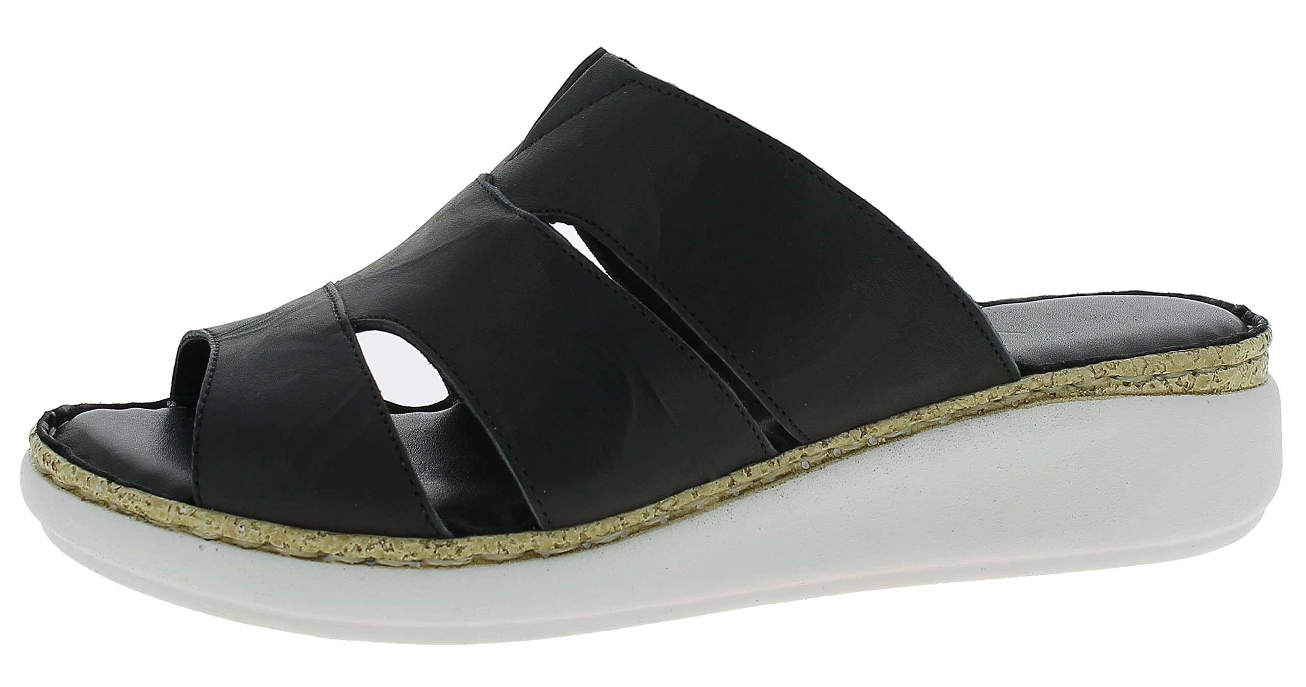 Andrea Conti Women's Mules, Black, 7.5 UK