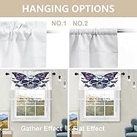 Vista 927 de Cenefas de cocina modernas con patrón de cobre marrón dorado para ventanas, cenefas opacas abstractas de marcas de arañazos y cortinas opacas