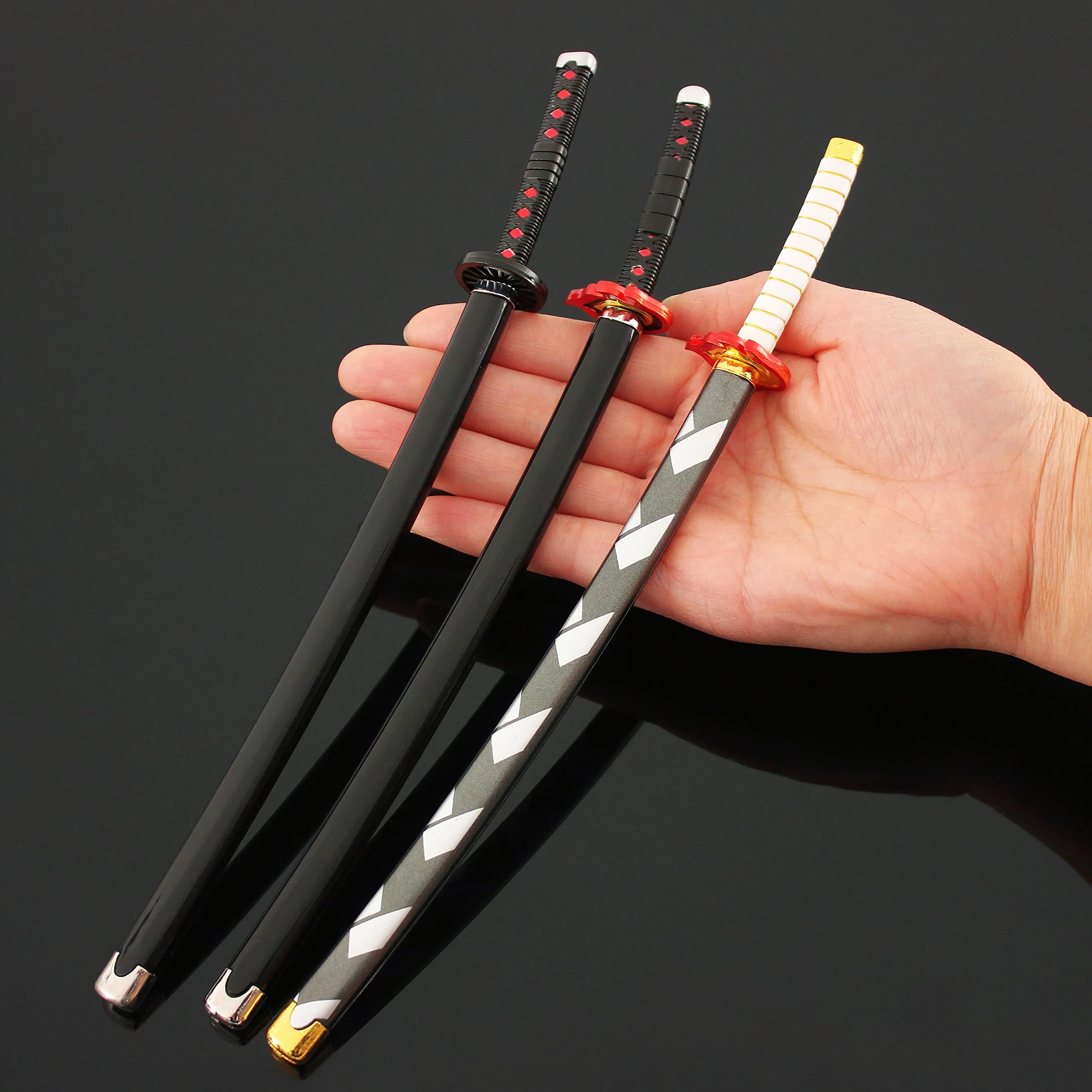 Buy Oppulents demon slayer mini toy swords action figure pack of 3