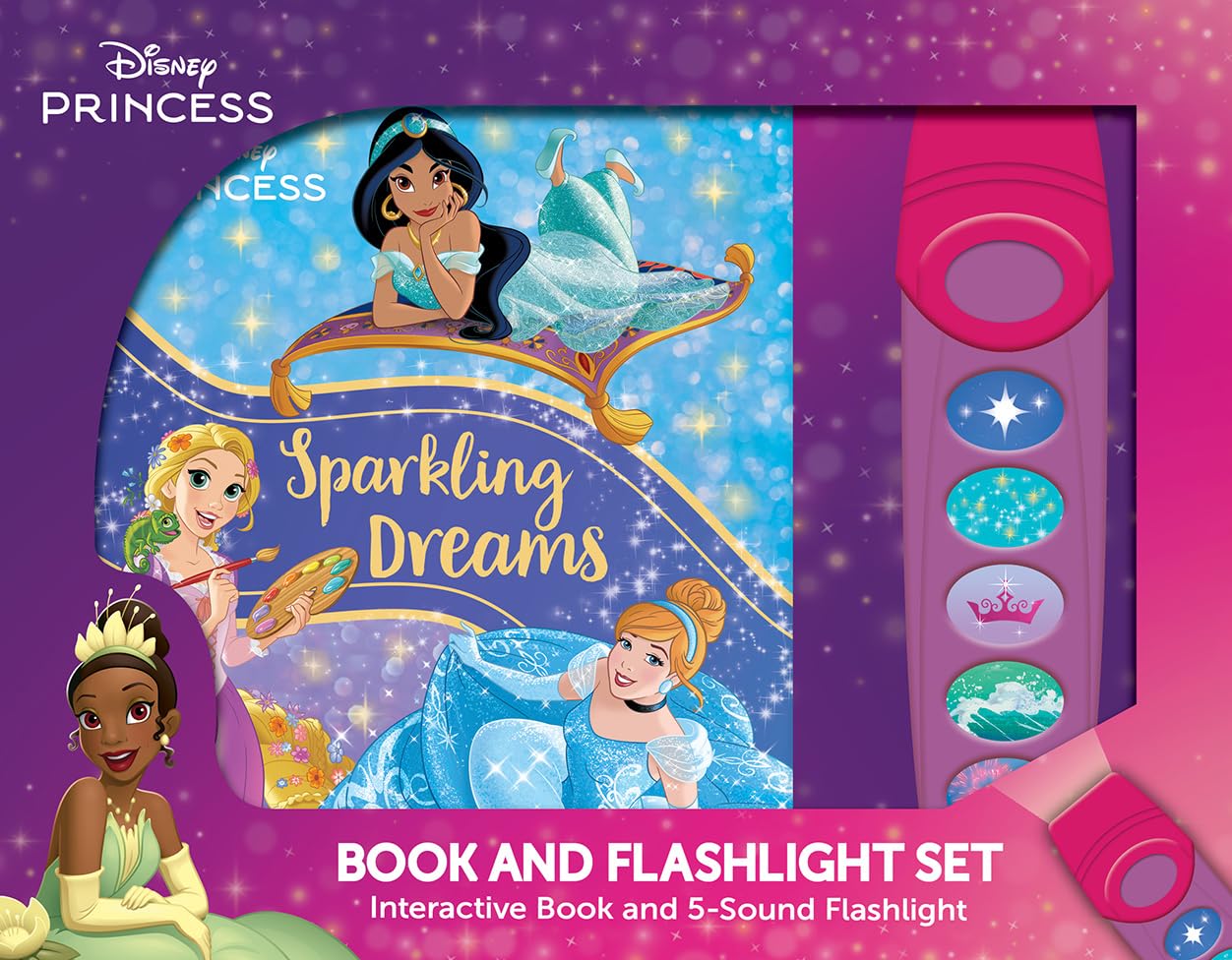 Disney Princess: Sparkling Dreams Book and 5-Sound Flashlight Set