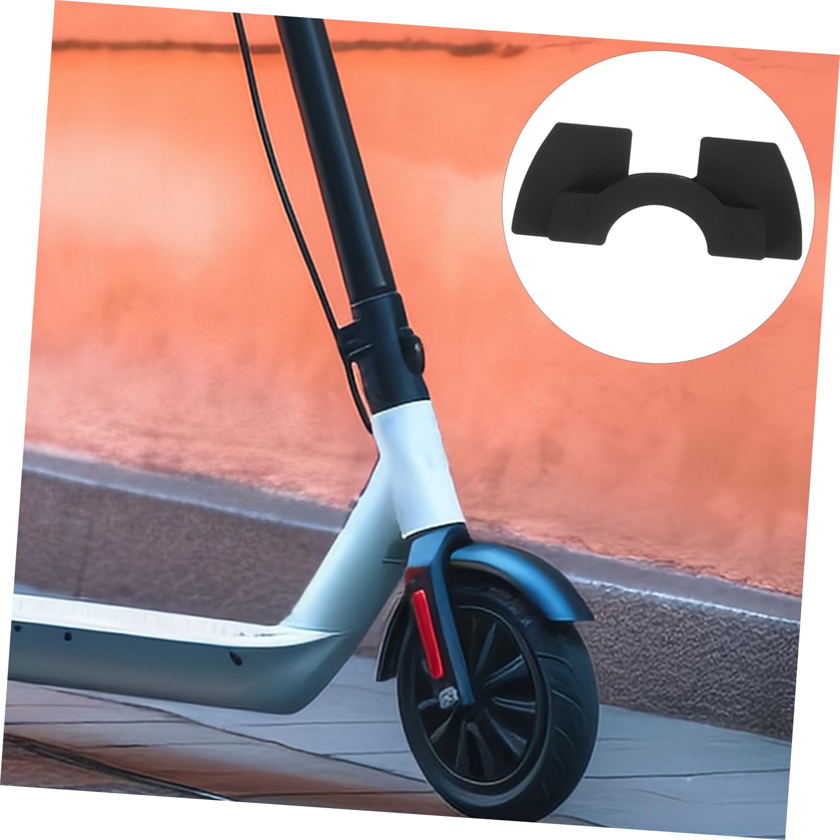 Toyvian Almohadilla Amortiguadora de Goma para Patinete Eléctrico Compatible Absorción de Impactos