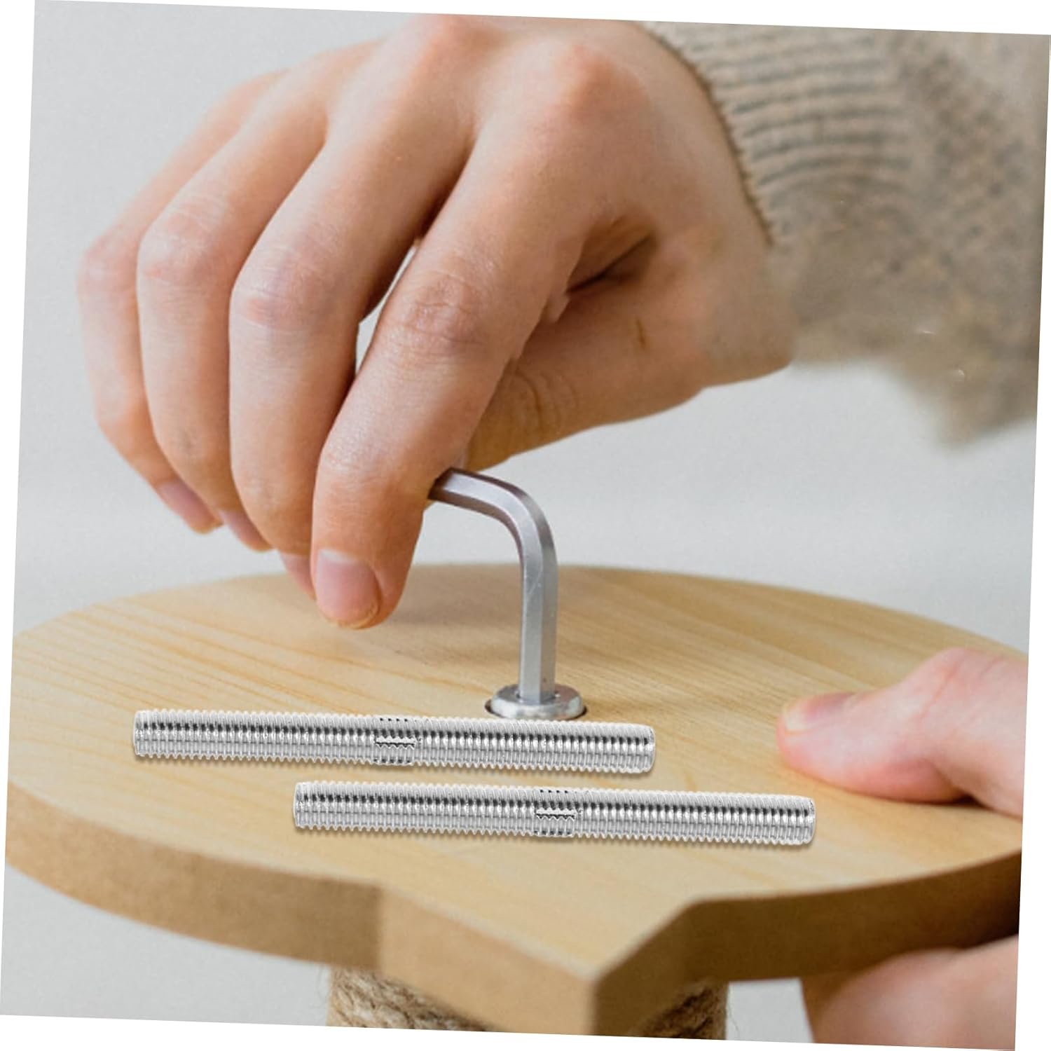 5sets Full Threaded Bolts Nut and Bolt Cat Scratching Post Hardware Key Included