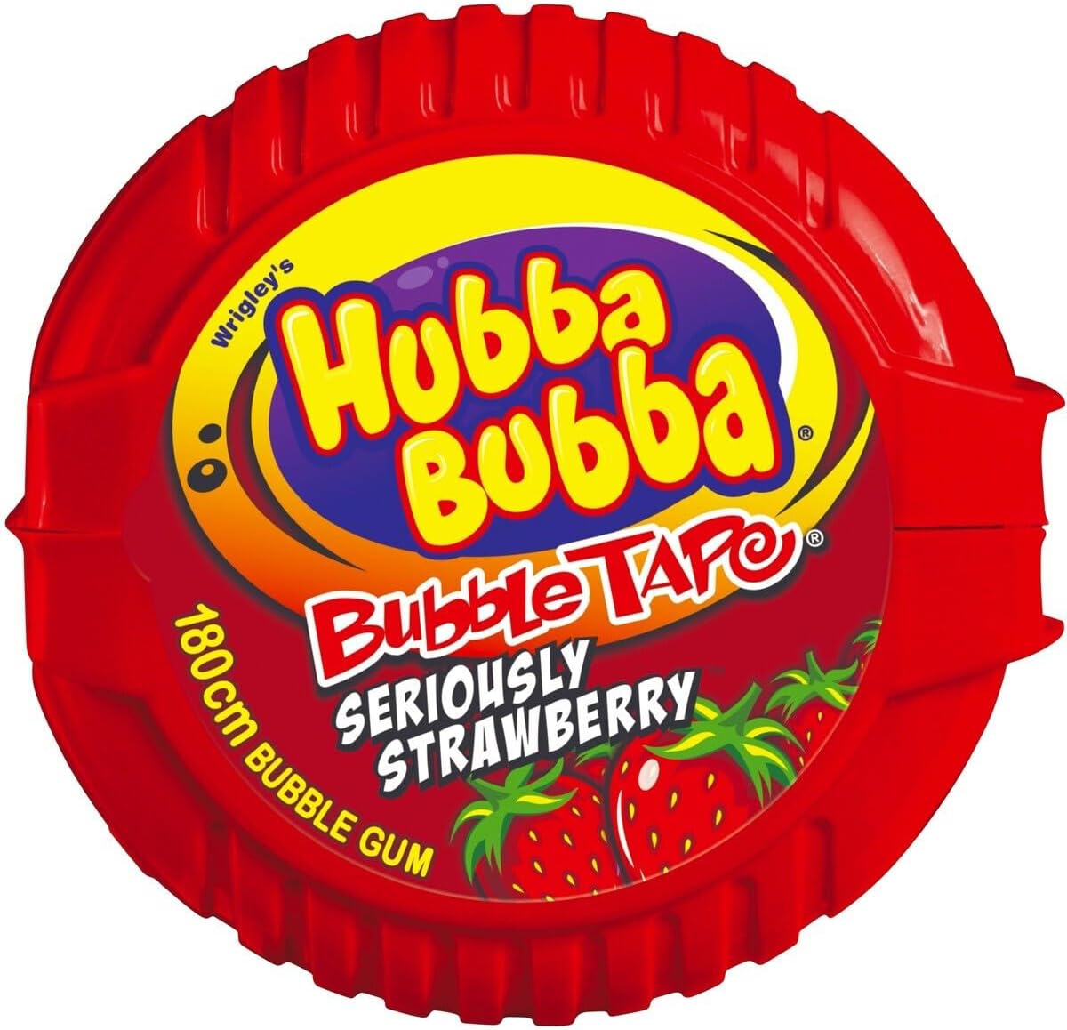 Wrigley's Hubba Bubba Bubble Tape Seriously Strawberry 56g