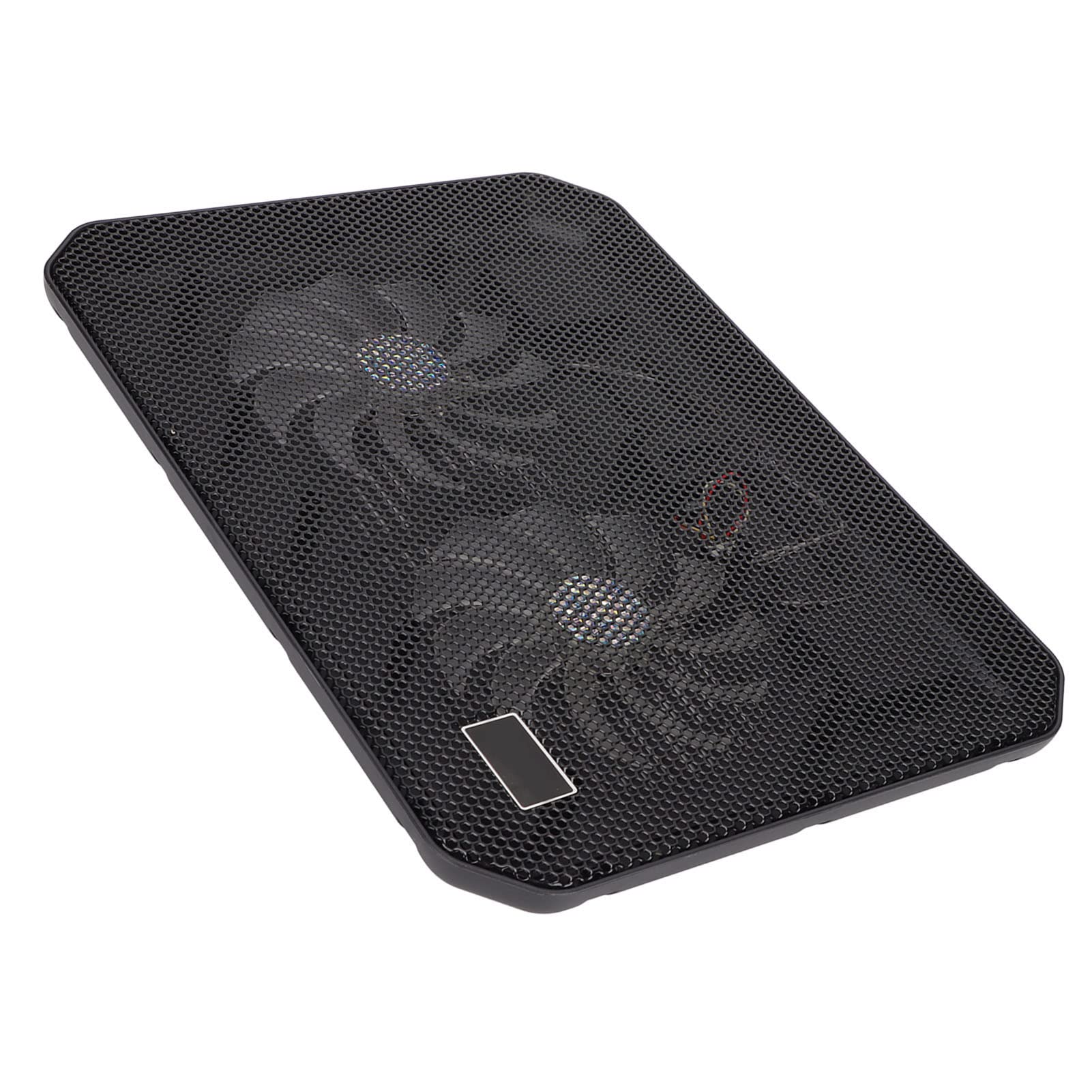 Base di raffreddamento per laptop Doppie ventole Angolo ergonomico Dissipazione rapida del calore Porta USB Dispositivo di raffreddamento silenzioso per laptop fino a 17 pollici