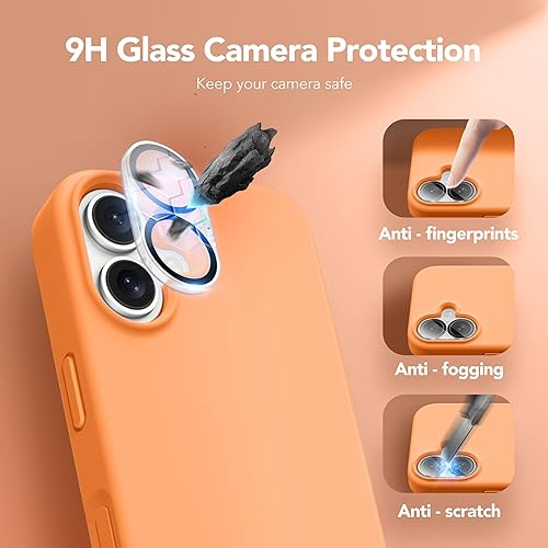 Miniatura 243 de GONEZ Funda para iPhone 14 Pro, compatible con Magsafe, con protector de pantalla + protector de lente de cámara, forro de microfibra suave