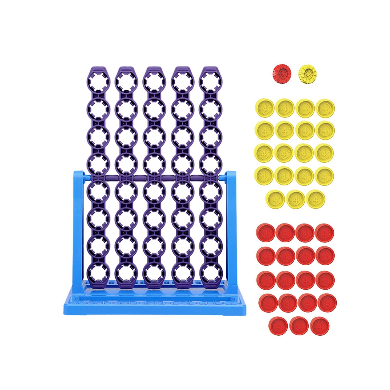 ATORSE® Line up 4 Game Table Decor Strategy Board Games for Children Girls Boys-image-11