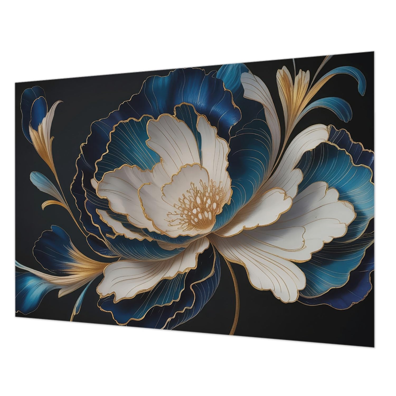 Papier peint intissé motif floral 312x219 cm avec colle incluse