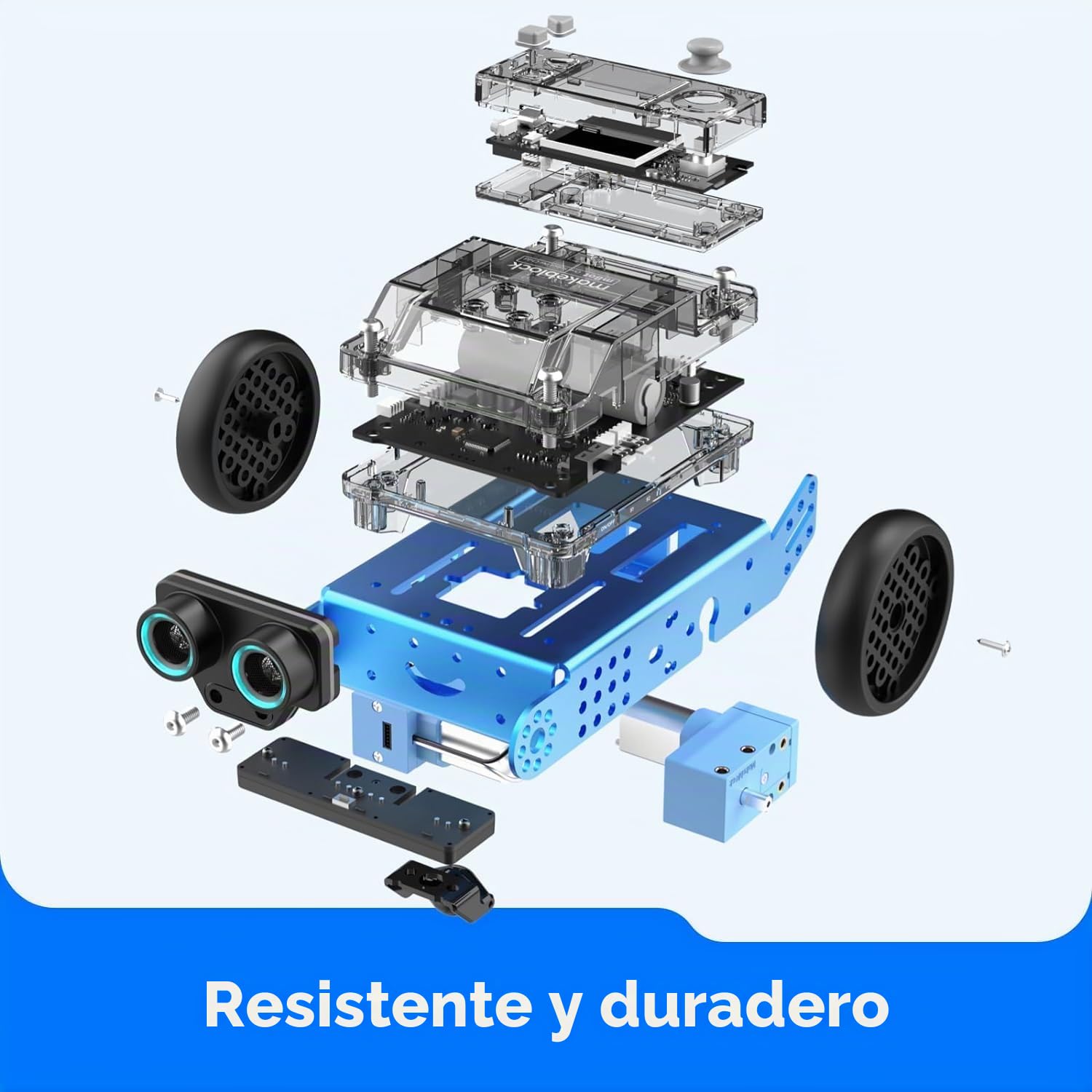Makeblock mBot2 Robot programable Compatible con Scratch y Python, codificación para niños, Soporte WiFi, IoT, Juguete para niños de 10 años+