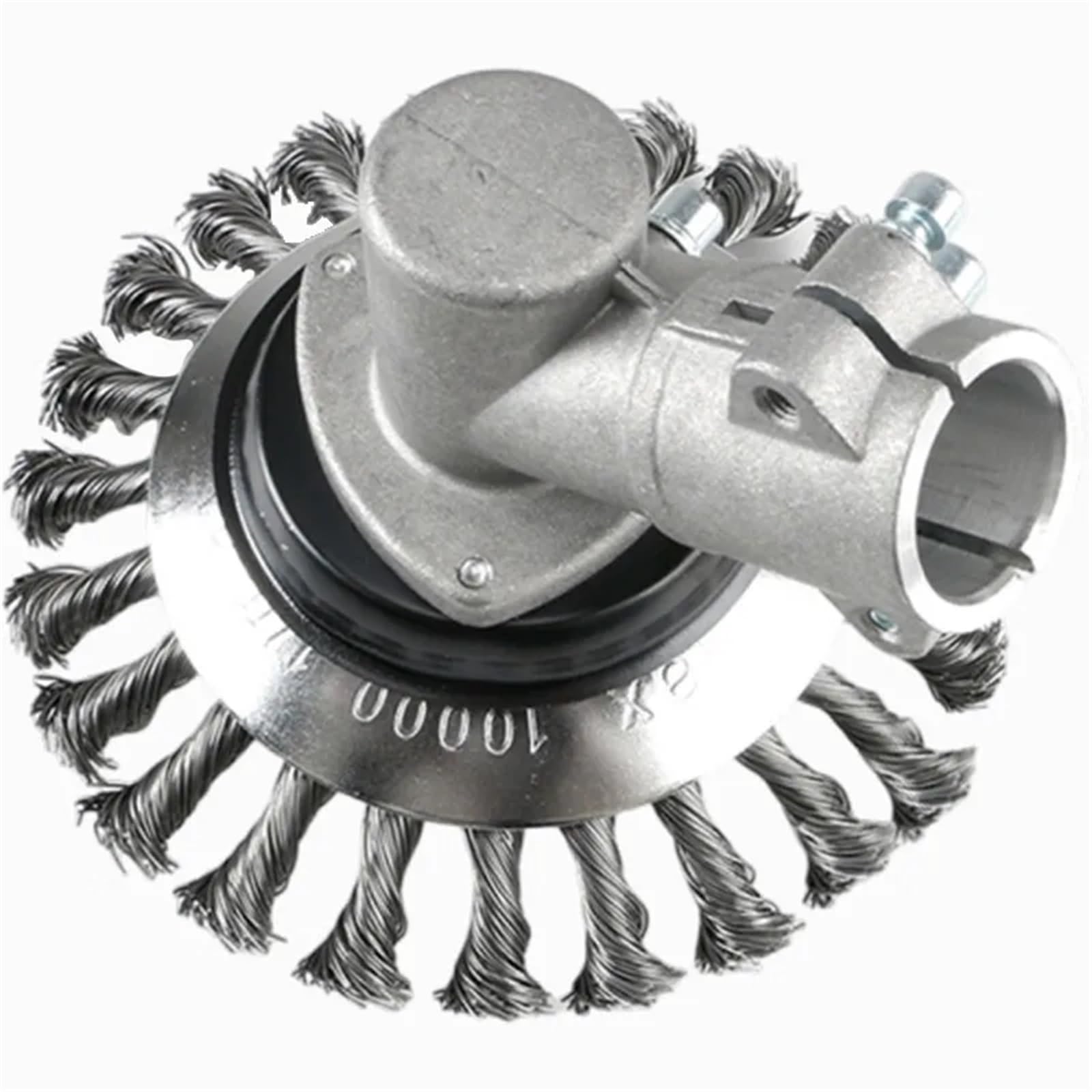Cabezal desbrozadora de malezas Universal de 6 y 8 Pulgadas con Rueda de Alambre de Acero, Cabezal de Corte for jardín, 1 Unidad(8Inch)