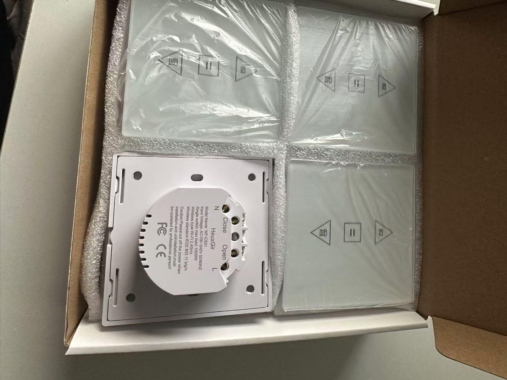 Rolladenschalter Unterputz,Wlan Jalousieschalter Kompatibel mit Alexa/Google Home/Smart Life App,86mm Rolladensteuerung Benötigt Nullleiter 4Pack