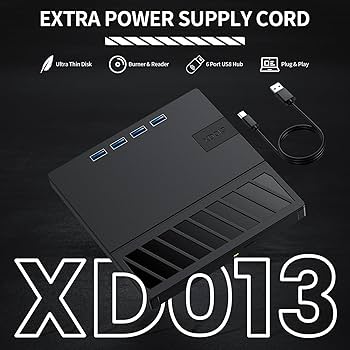 【C】DVD External CD DVD Drive USB 3.0 Type-C, Portable CD/DVD +/-RW
