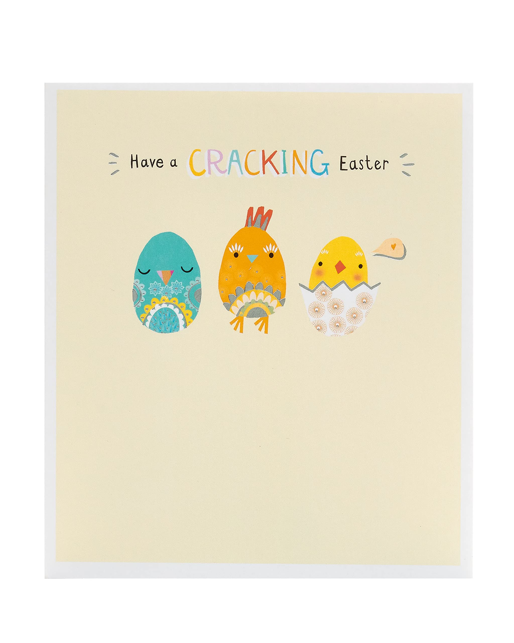 UK GreetingsEaster Card For Him/Her/Friend With Envelope - Cracking Design
