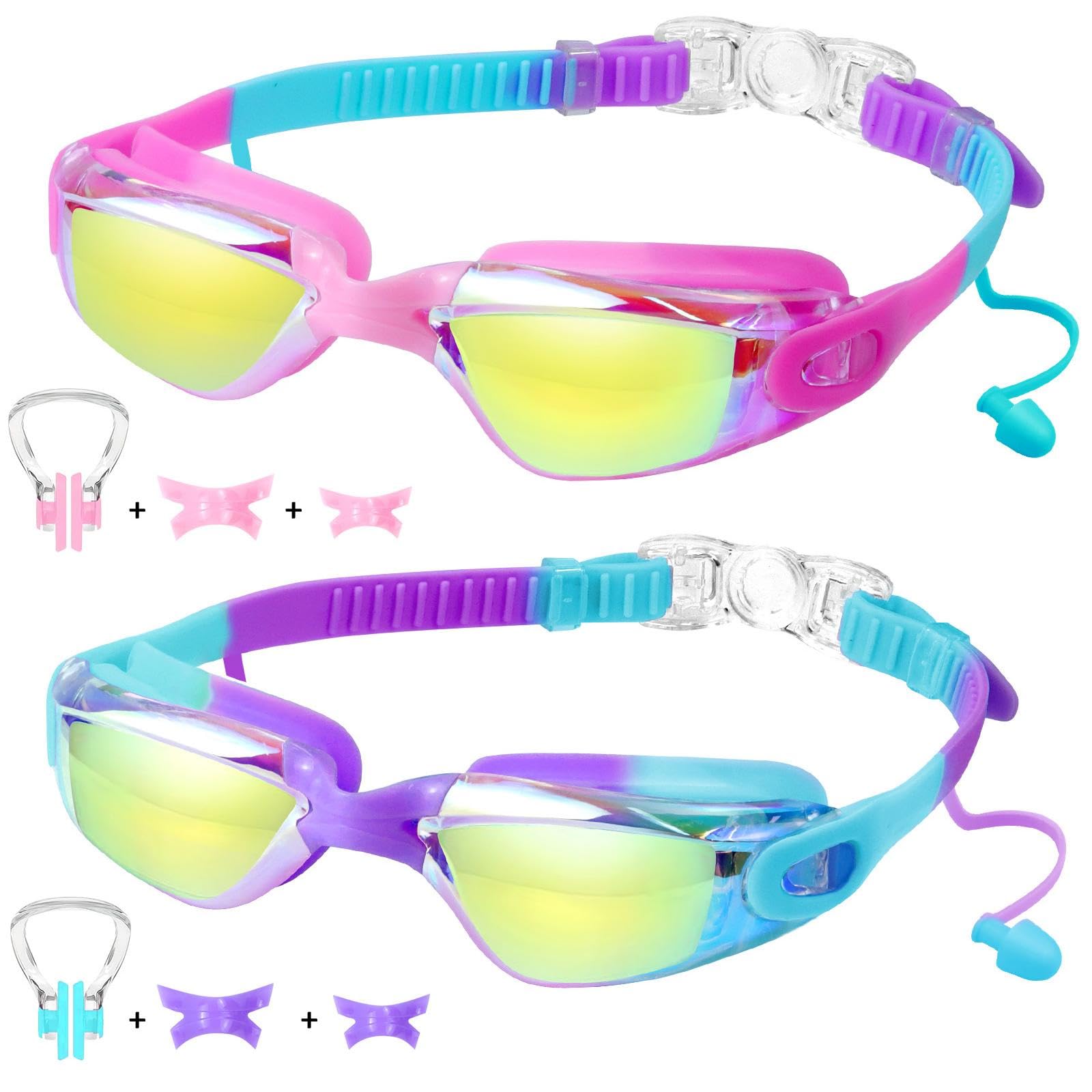 Vvinca Swimming Goggles for Kids 3-15