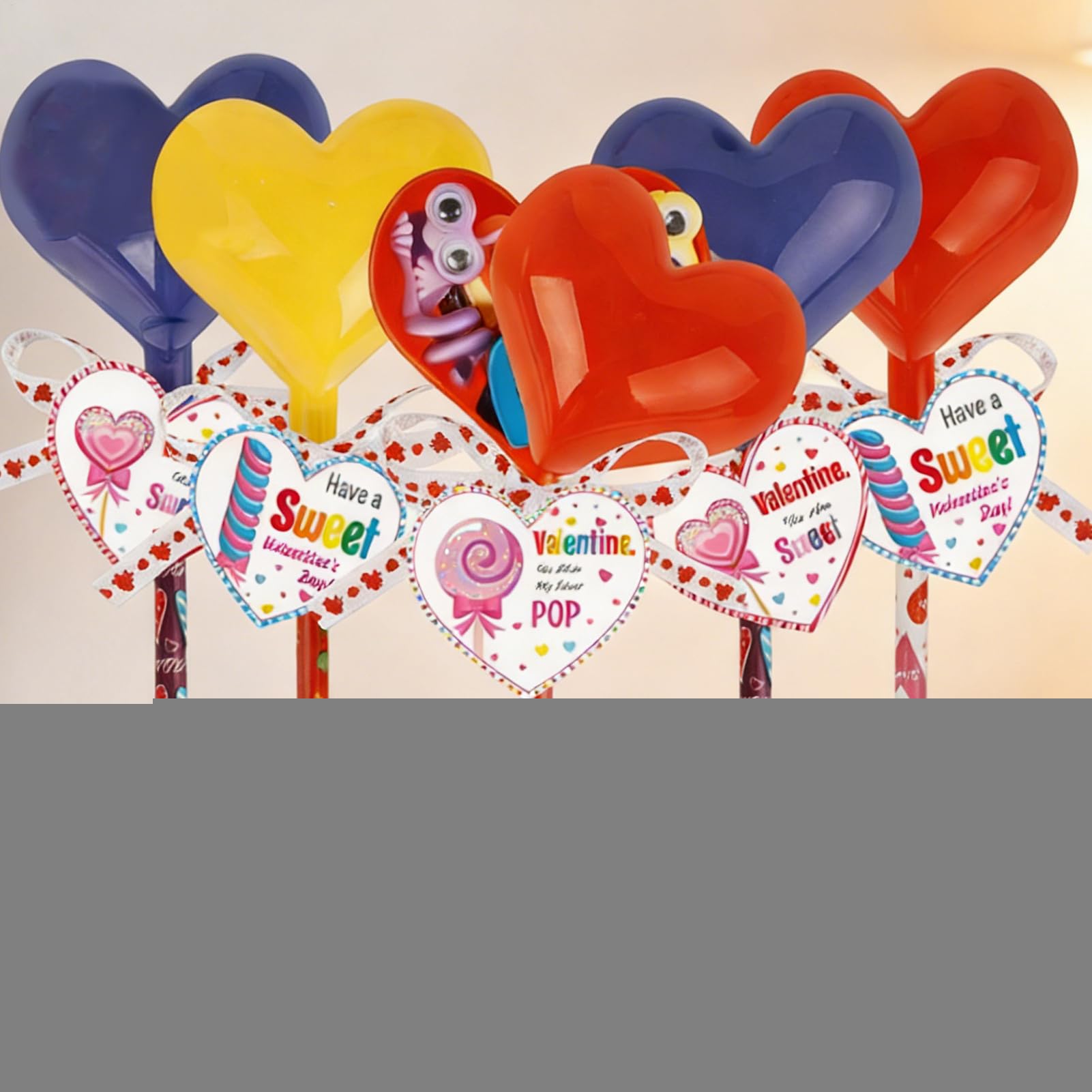 Kit de Papeterie Saint-Valentin Fournitures Scolaires en Cœur des Fêtes