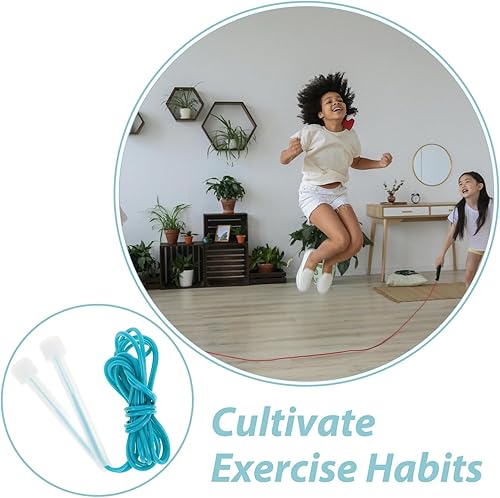 Miniatura 4 de Cuerda de saltar de velocidad para edades ligera para entrenamiento de cuerpo completo y salud cardiovascular, herramienta de ejercicio portátil