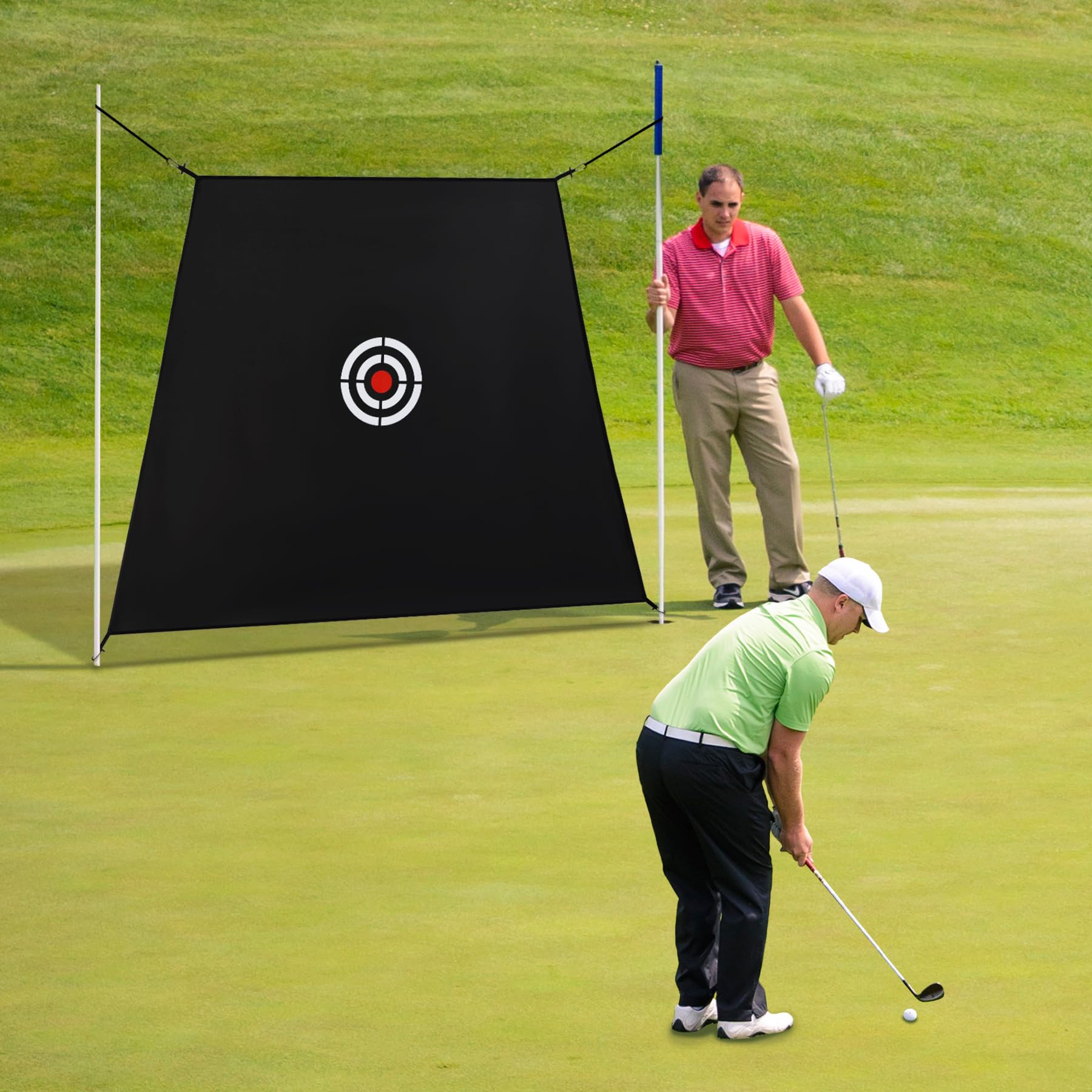 REDCAMP Golf Target Cloth 7.8x5x3.6FT, Golf-Netz übungsnetz for Replacement Target Hitting Net,Zielscheibe für Netz, Practice Trainingsnetz Aids Indoor Outdoor for Indoor Outdoor Hinterhof
