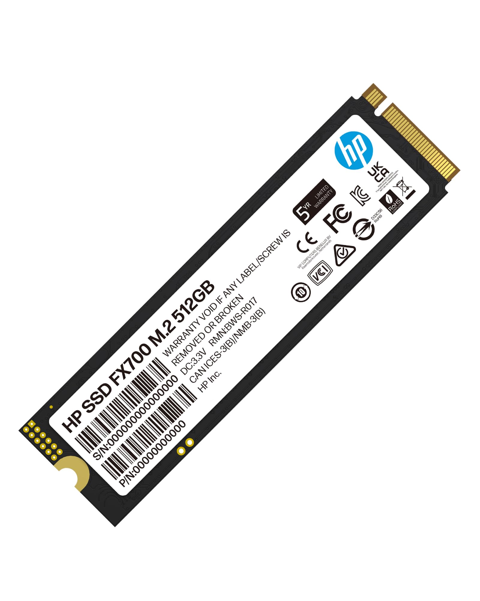 Amazon | HP FX700 512GB SSD NVMe2.0 M.2 Type 2280 PCIe Gen4×4 最大 