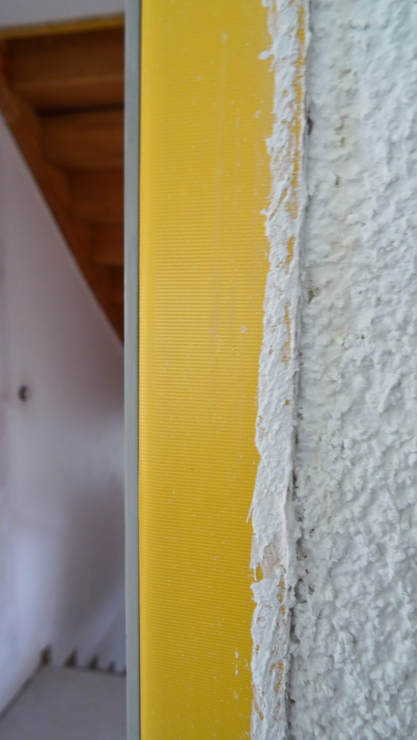 gws Putzband PVC gerippt weiß 8 Rollen Abklebeband von Hand reißbar Maler-Schutzband in Profi-Qualität versch. Farben & Breiten Länge: 33 m x 30 mm breit