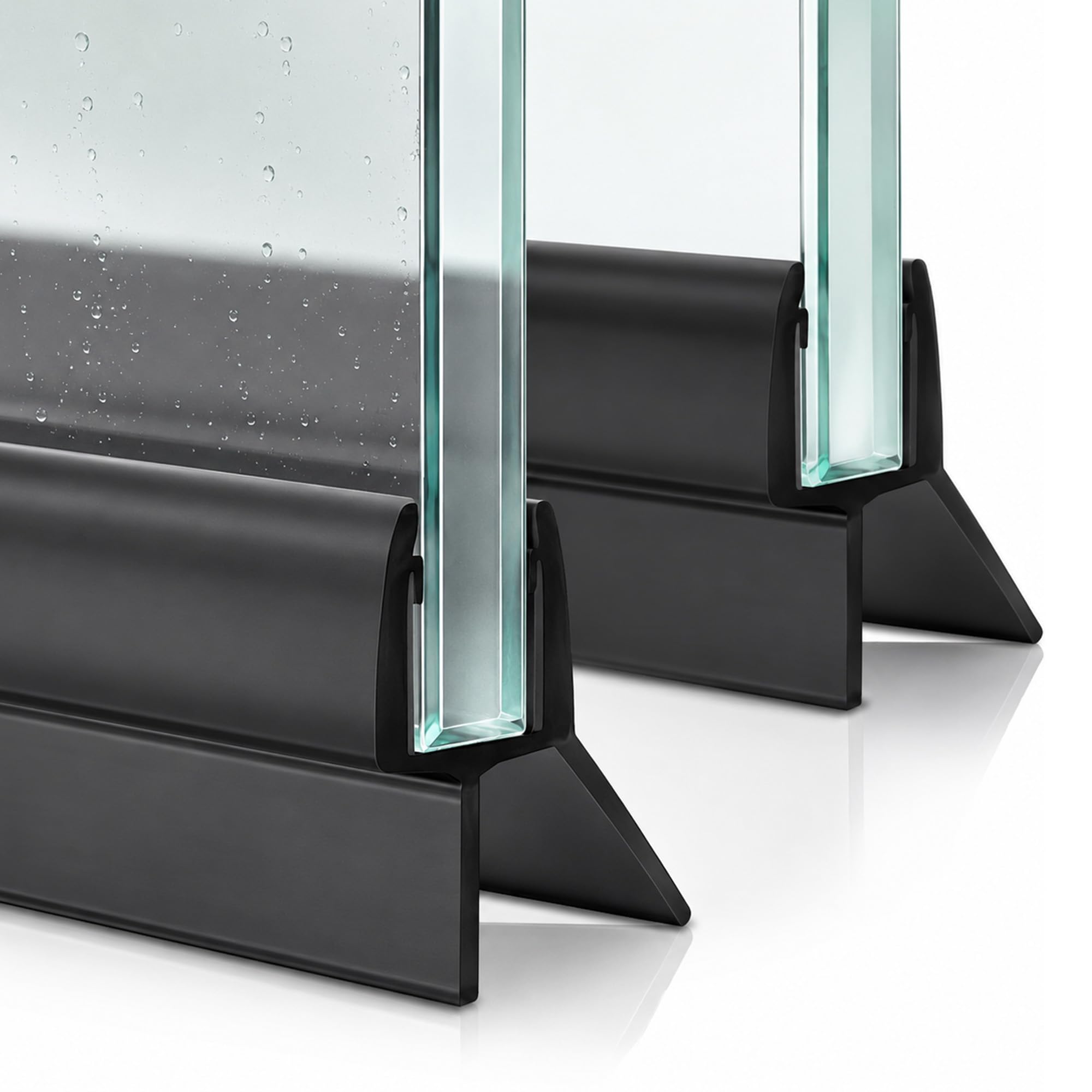 Meisterfaktur Joint Porte de Douche [2x] – Joint d'Étanchéité PVC pour Paroi de Douche en Verre 6,7 et 8 mm