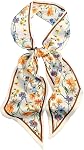 Hioyiwse Tête écharpe cheveux cou écharpes pour les femmes sac de chasse écharphes pour sacs à main silky long mince satin headscarf mode