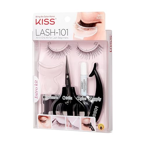 Miniatura 8 de KISS Lashes True - Kit de extensiones de pestañas todo en uno para principiantes, 1 par (paquete de 2)