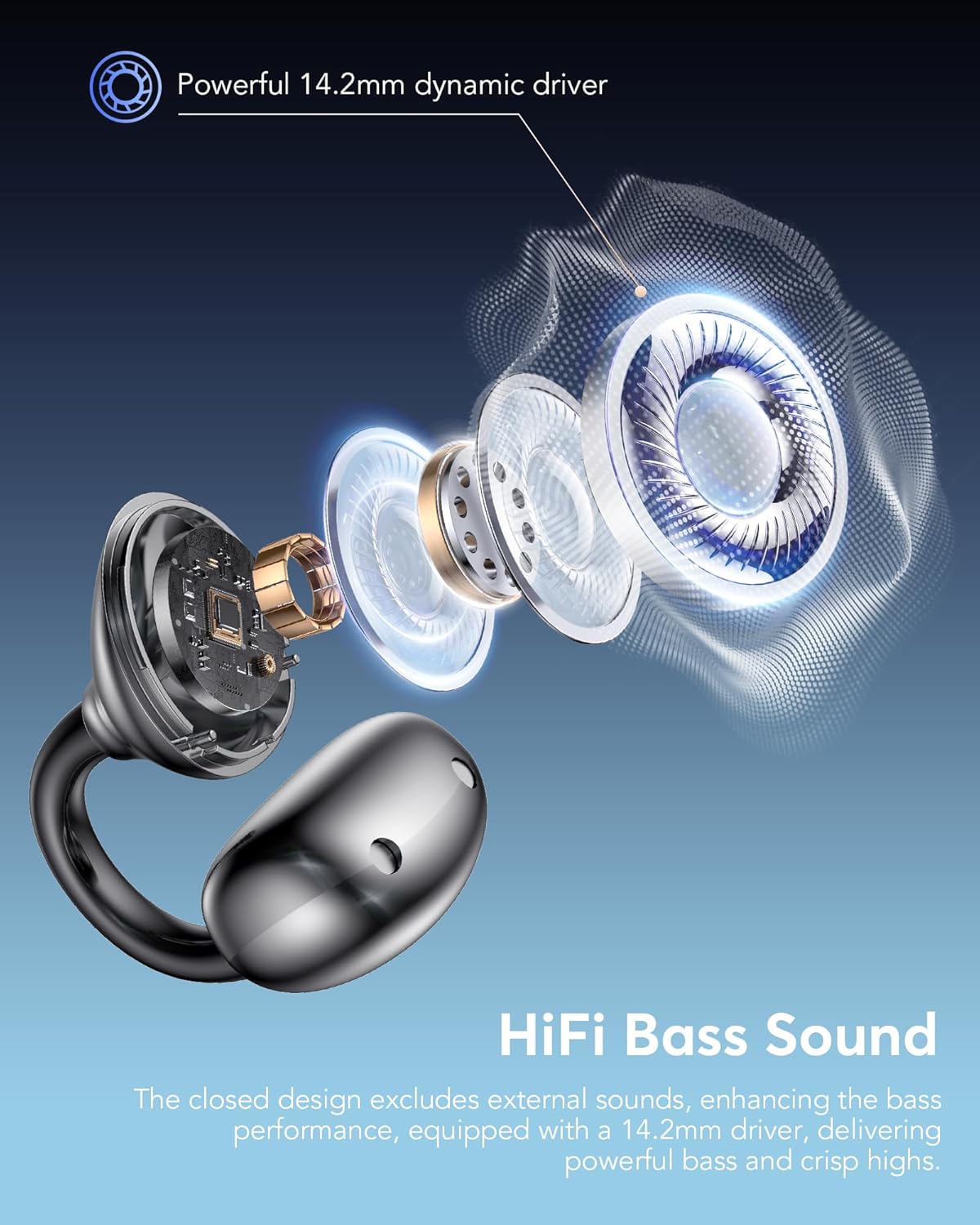 AI Translation Earbuds Real Time 198 Languages 80H Playtime Translator EarBuds Audifonos Traductores Inglés Español Wireless Earphones Bluetooth Headphones for Travel Business Meeting Learning Black - Image 8