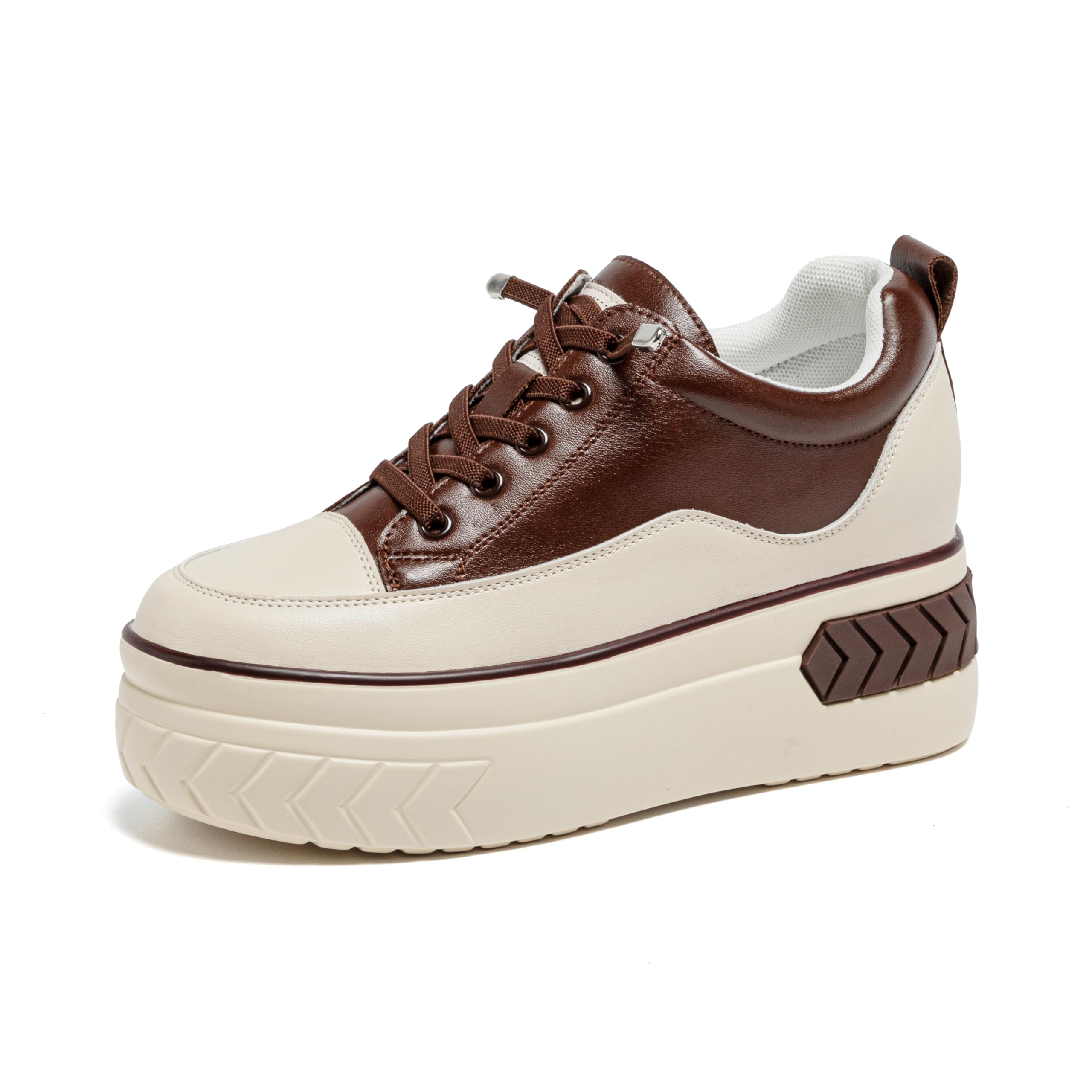 AONETIGER Sneakers Zeppa Interna Donna Scarpe da Ginnastica Basse Sportive Fitness Tacco Zeppa Casual Antiscivolo Confortevole Piattaforma Sneaker Gr 34-39EU