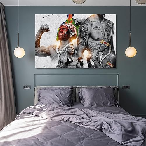 Miniatura 8 de ZHOUJIU Póster de Alex Pereira Boxer (12) Póster de arte de pared, regalos para dormitorio, decoración del hogar, cuadros de pintura en lienzo de 20