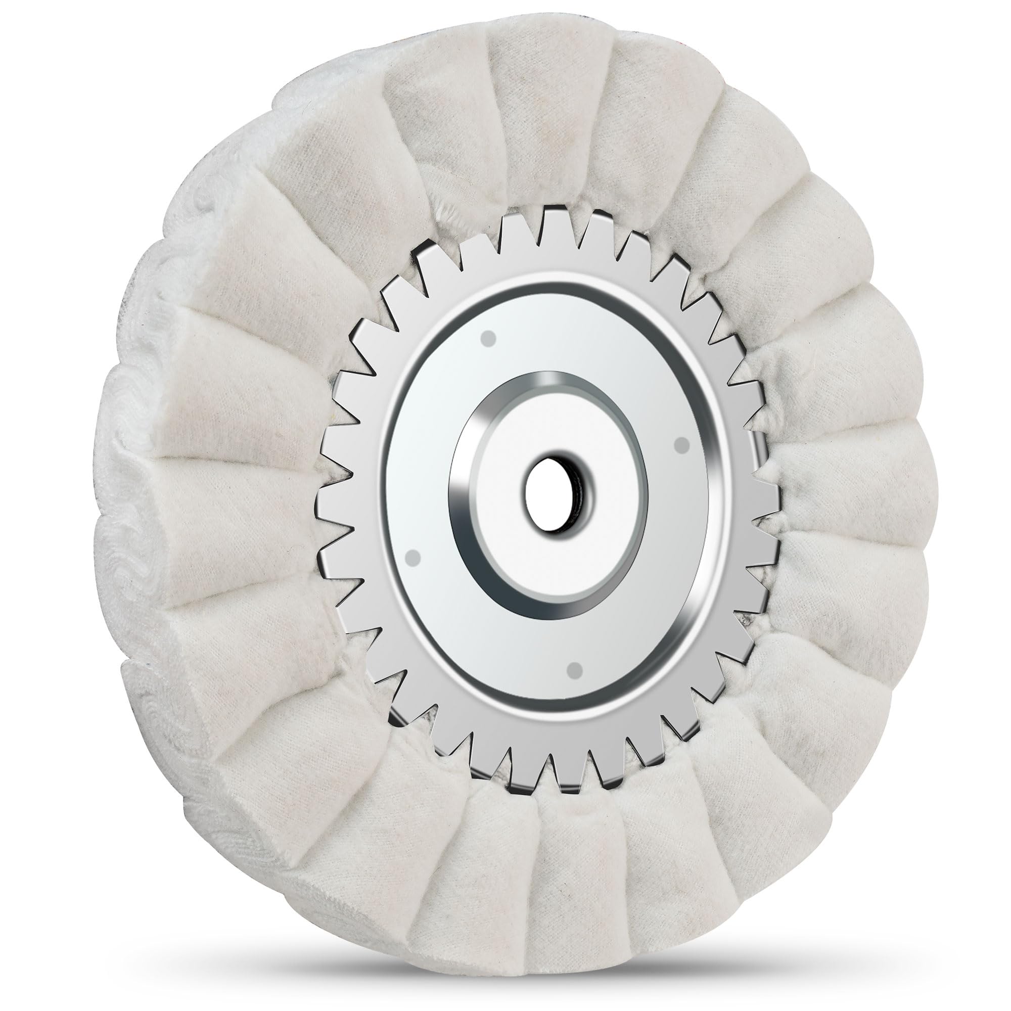 Aluminum Polishing Kit - 9 Piece Buffing Wheels -8