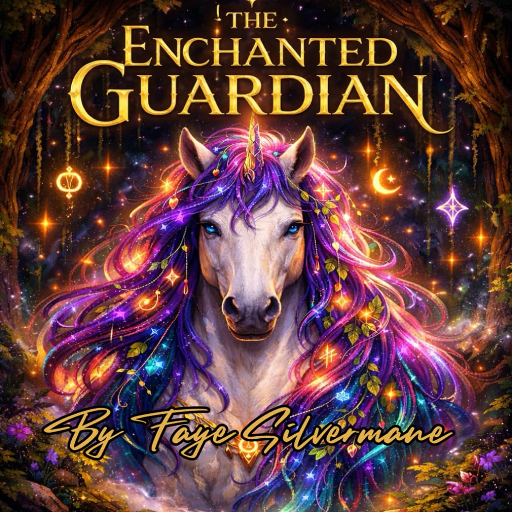 The Enchanted Guardian: Mythical and fantasy horses to Color