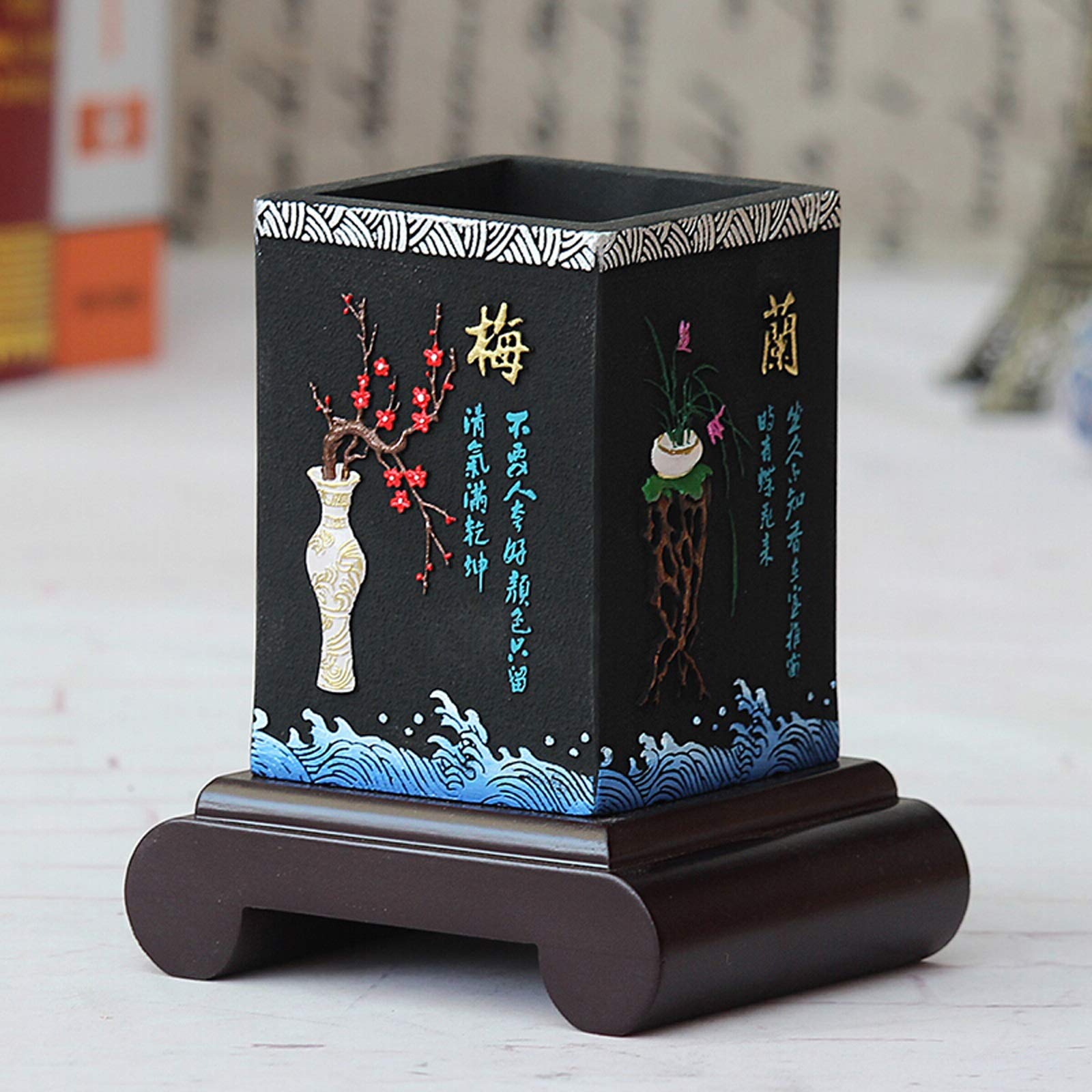 Stifteköcher Stiftbecher Kreativer Stifthalter Dekorativer Schreibtisch Tidy Organizer Multifunktions-Vintage-Stift-Stifthalter - Ideal für Büros, Haushalte, Geschenke und mehr Stifteköcher Schreibtis
