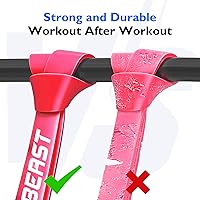 Vista 5 de FitBeast Resistance Bands Set, Pull Up Assist Bands for Strength Training, Powerlifting, Muscle Toning, Yoga, Mobility Exercises, Rehabilitation