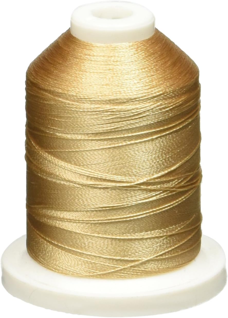 Robison-Anton Rayon Super Strength Thread Solid 1,100yd-New Gold, Multicolor
