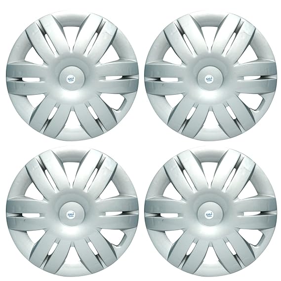 Netco Silver 12" inch ALTO800 Wheel Cover/Hubcaps, Set of 4 Piece