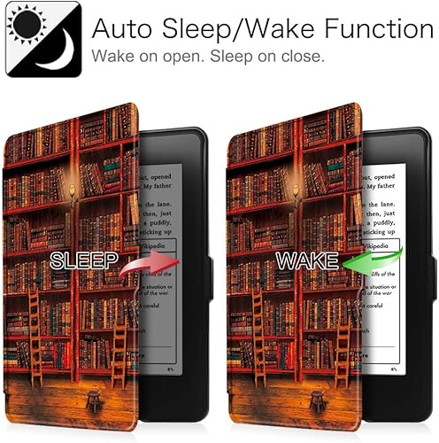 Vista 66 de Funda para Kindle Paperwhite Fintie SmartShell Negro