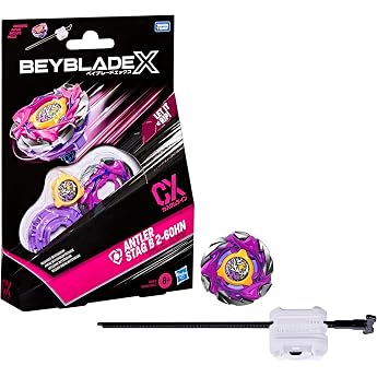 hasbro beyblade x antler stag b 2-60hn cx starter pack spinning top and starter pack