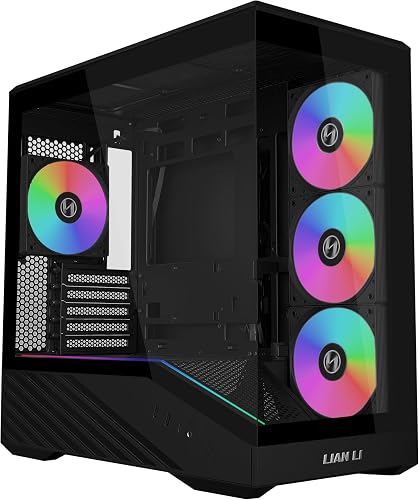 Lian Li VECTOR V100R MINI Micro-ATX Gaming PC Case – Blac… - 1