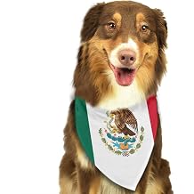 Dog Bandanas Flag of Mexico Pet Bandana Scarf Triangle Bibs Kerchief Accessories for Dogs Cats