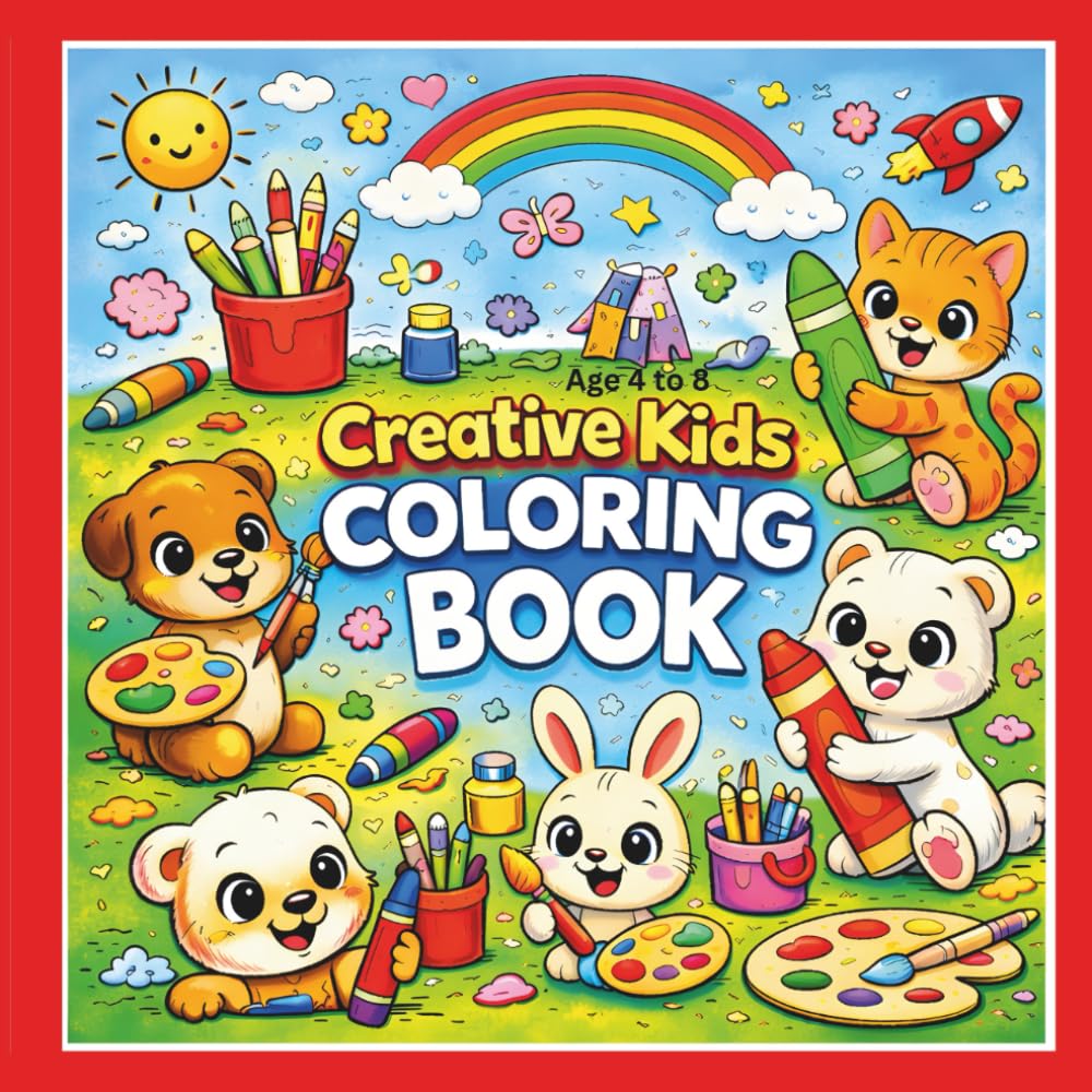 Creative Kids Coloring Book: Art, Creativity & Imagination for Ages 4–8