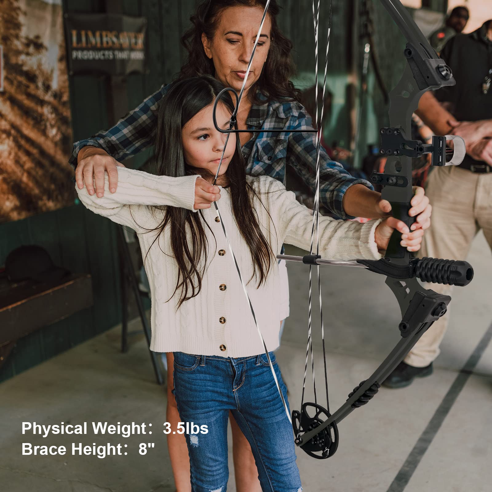 Aimdor JUNXING M009S Youth Compound Bow and Arrow Set Archery Compound