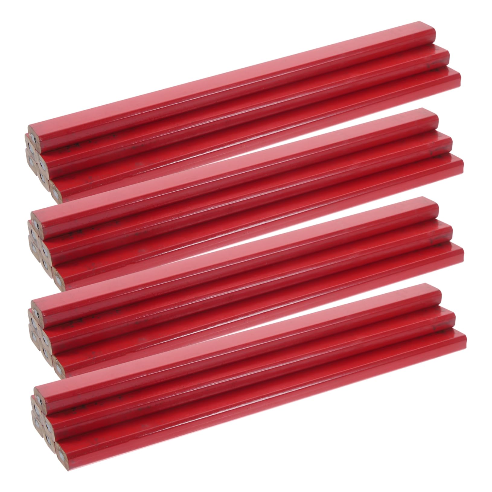 jojofuny 100pièces Crayons De Menuisier Octogonaux Bois Pour Projets De Bricolage Et Marquage Sur Bois